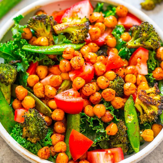 Smoky Roasted Chickpea Salad