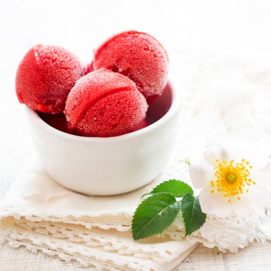 Strawberry Sorbet