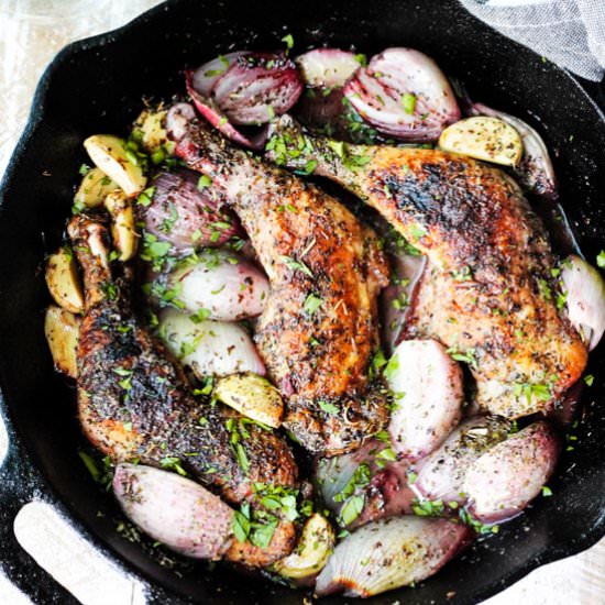 Chicken Provencal with Shallots