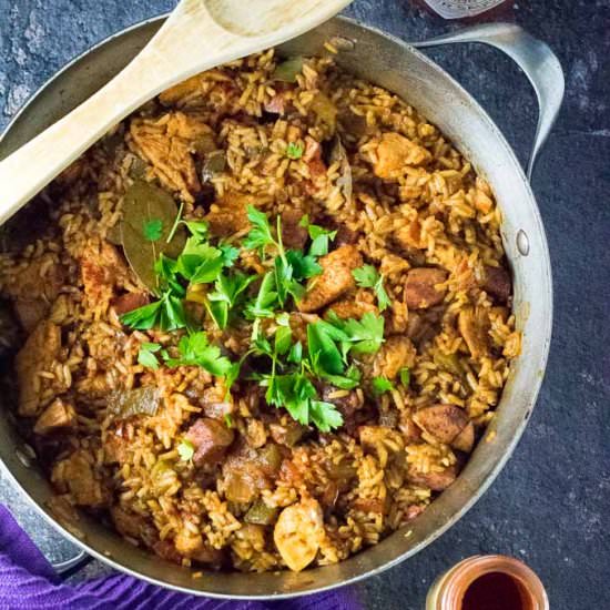 Chicken and Sausage Jambalaya