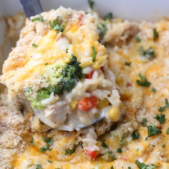 Chicken Broccoli Rice Casserole