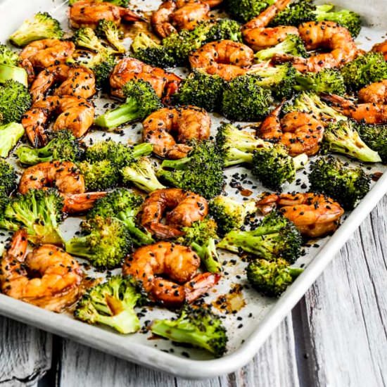 Sriracha-Spiced Shrimp and Broccoli