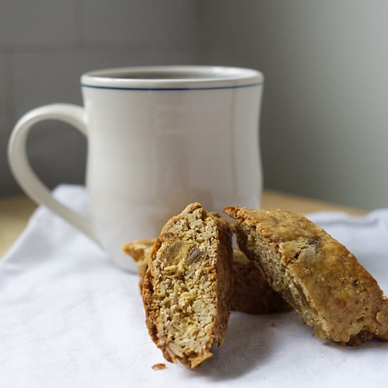Pineapple Coconut Granola Biscotti