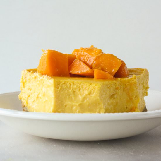Baked Mango Cheesecake