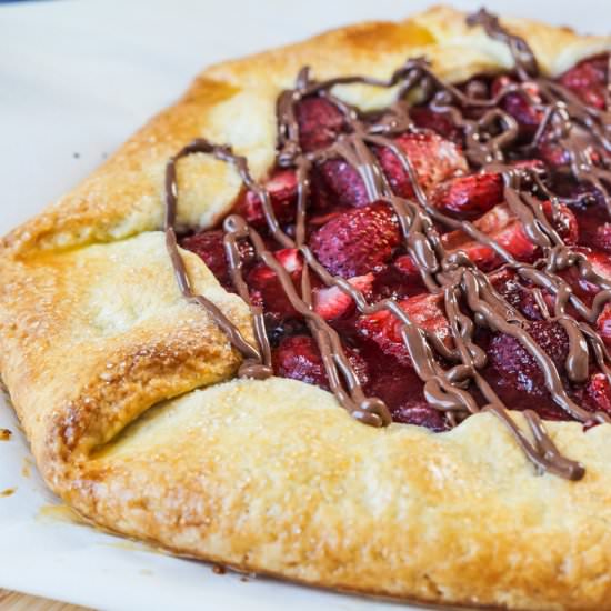 Strawberry Nutella Galette