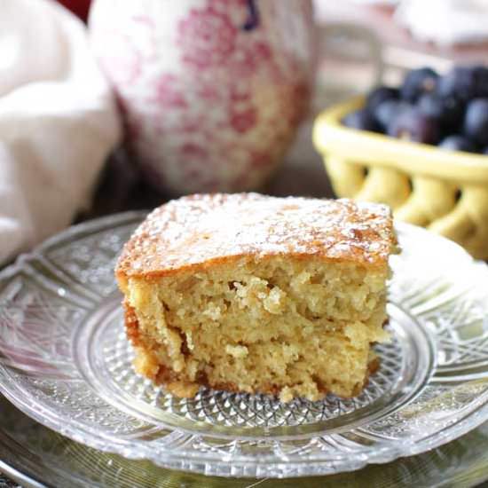 Mini Orange Oat Breakfast Cake