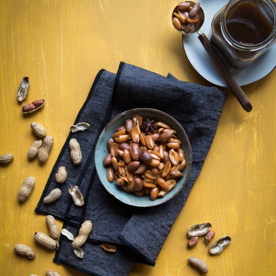 Chinese Braised Peanuts