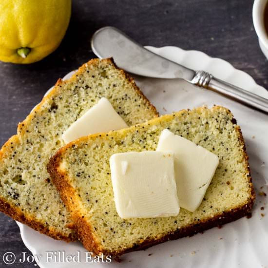 Lemon Poppy Seed Loaf Cake