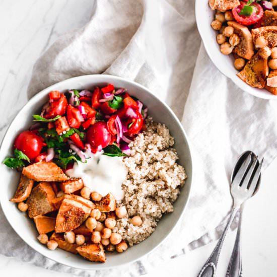 Sweet Potato & Chickpeas Salad