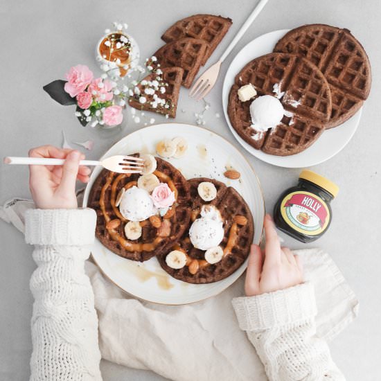 5 minute breakfast waffles