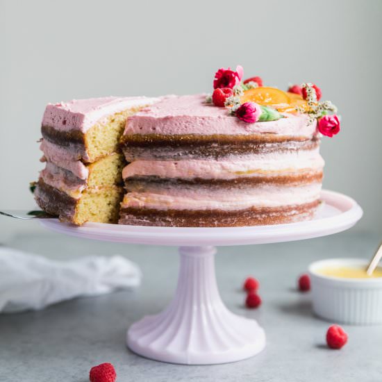 Lemon Curd Layer Cake