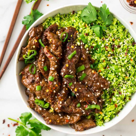 Healthy Beef and Broccoli
