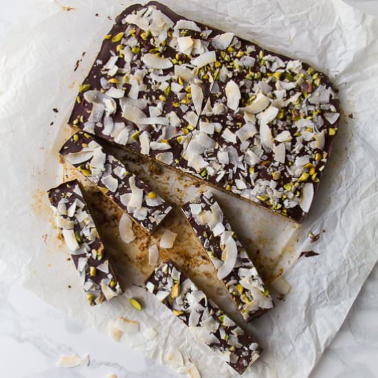 Chocolate & Coconut Granola Bars