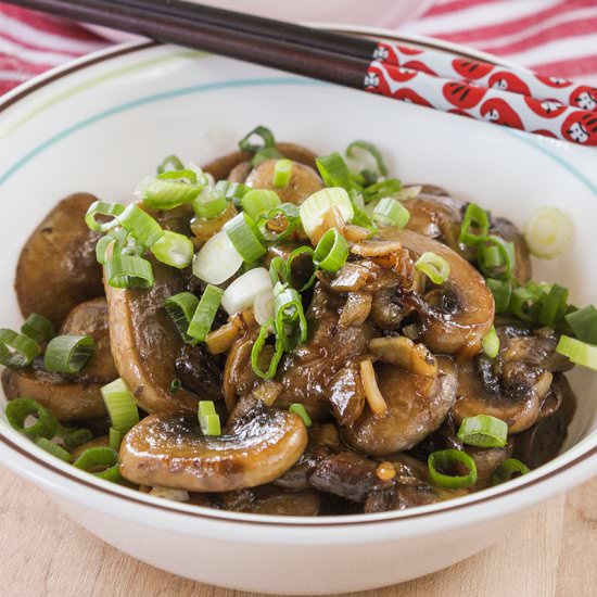 15 minutes mushroom teriyaki