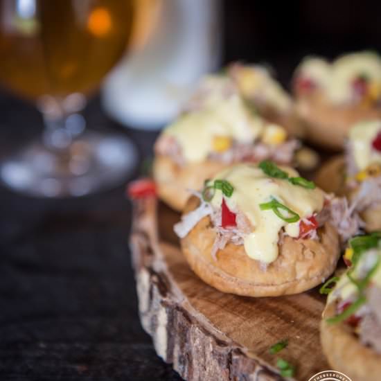 Crab Tarts with Saison Béarnaise
