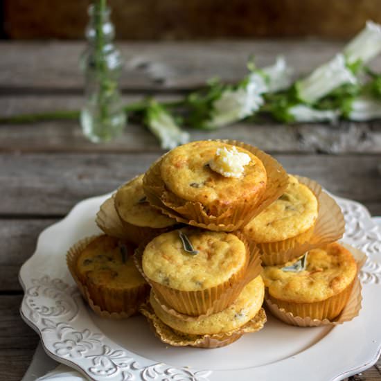 Breakfast Sausage and Carrot Muffin