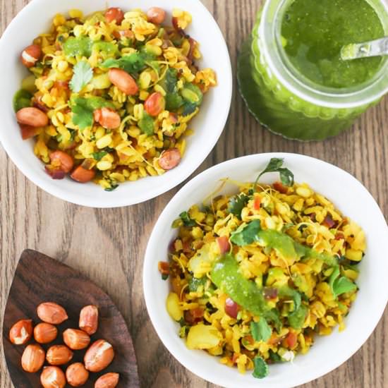 Protein-rich Poha