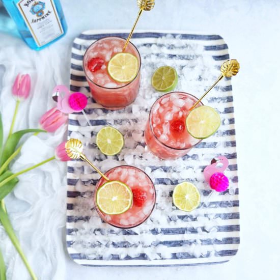 Raspberry Smash Cocktails
