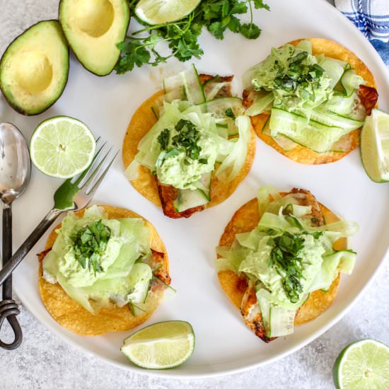 Grilled Fish Tacos with Avocado