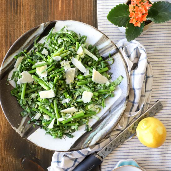 Springy Asparagus Salad with Herbs