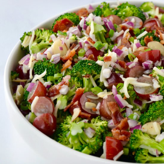 The Best Broccoli Salad with Bacon