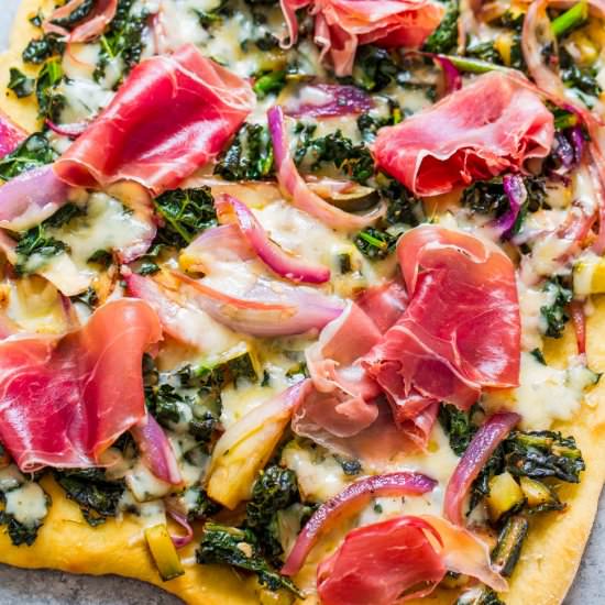 Prosciutto & Greens Flatbread