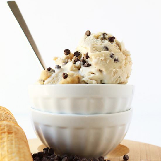 Vegan Cookie Dough Ice Cream