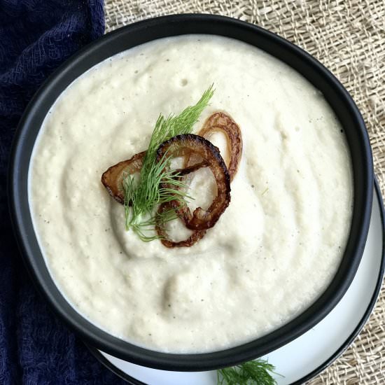 Fennel Apple Bisque with Shallots