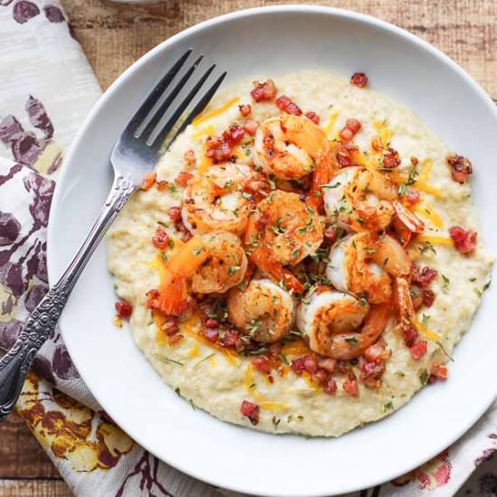 Shrimp Breakfast Bowl