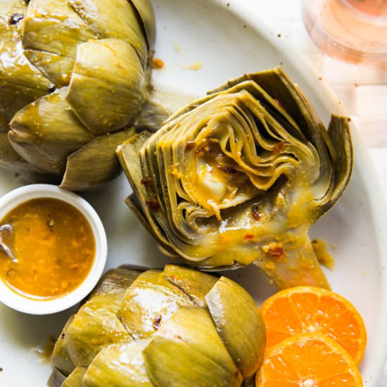 Braised Artichokes