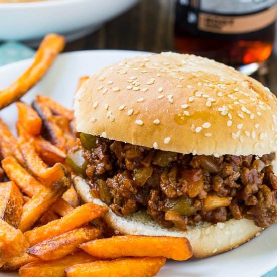 Root Beer Sloppy Joes