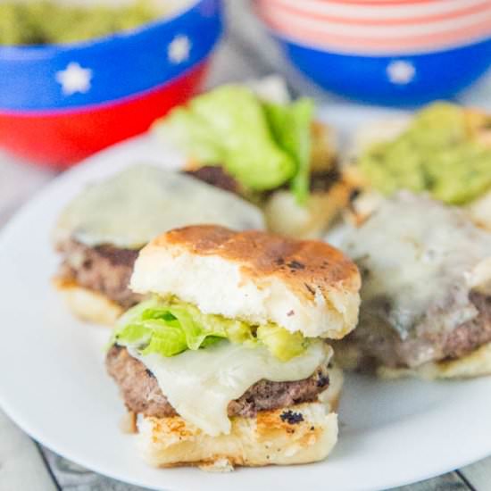 Aged Cheddar Sliders with Pineapple