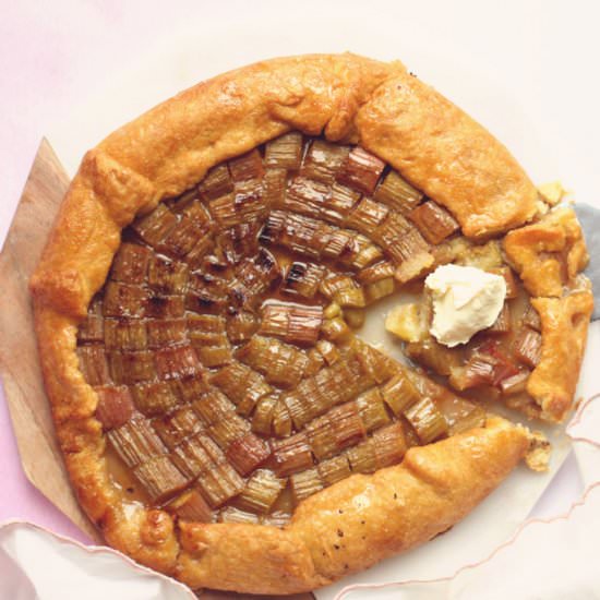 Rhubarb Galette