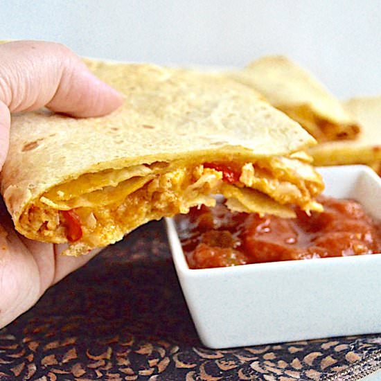 Chicken Fajita Crunch Wrap