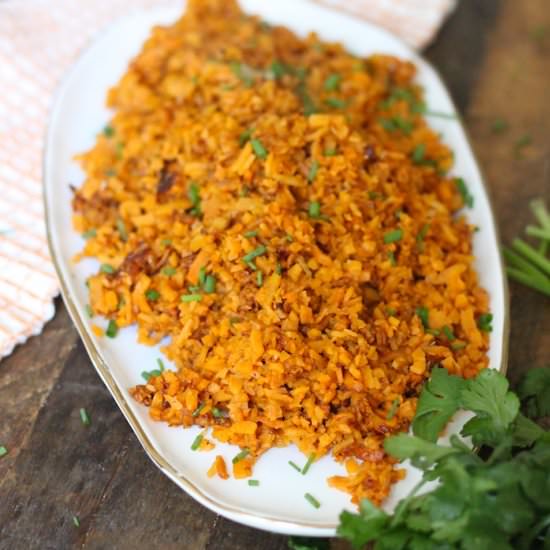 How to Make Sweet Potato “Rice”