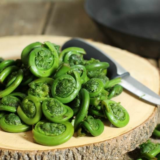 How To Clean & Cook Fiddleheads