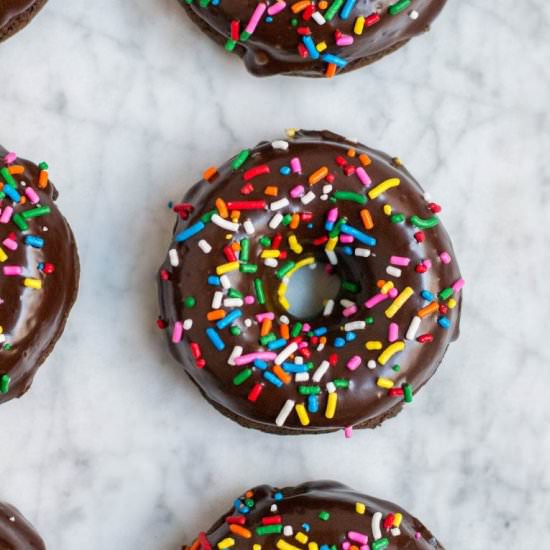 Gluten-Free Chocolate Cake Donuts