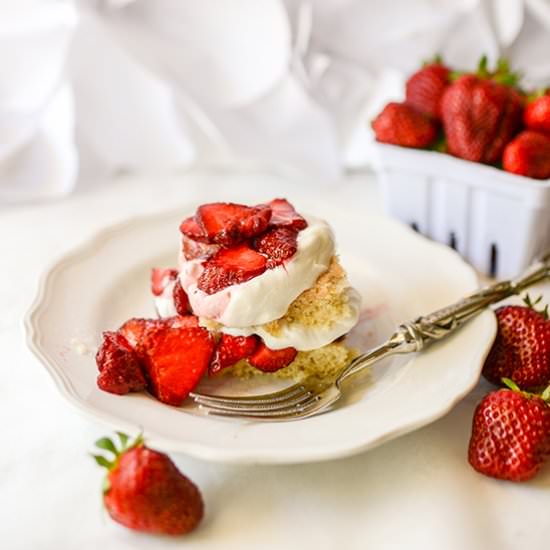 Homemade Strawberry Shortcake