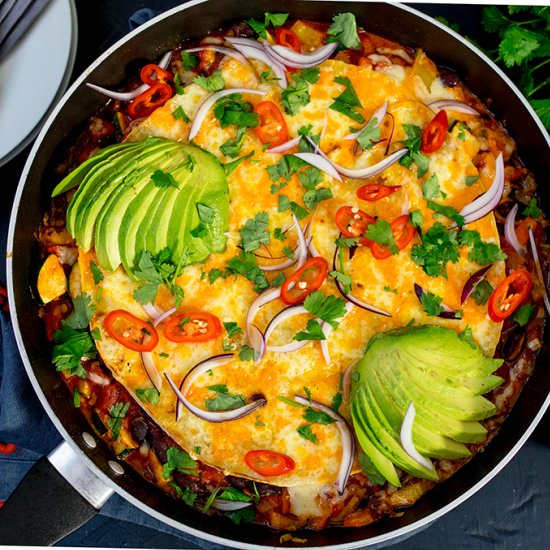 Vegetarian Mexican Tortilla Pan