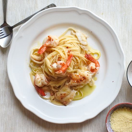 Spicy Seafood Pasta