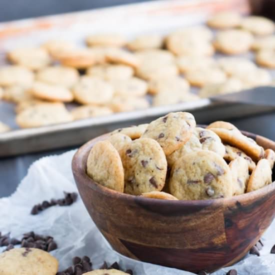 One Bite Mini Chocolate Chip Cookie