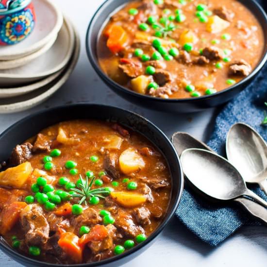Pressure Cooker Lamb Stew