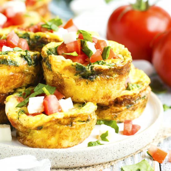 Healthy Spinach Egg Muffins