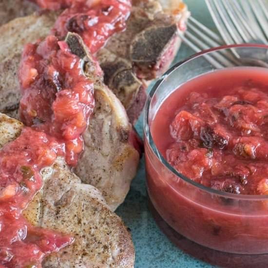 Spiced Rhubarb Chutney – Low FODMAP