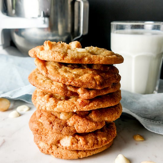 White Chocolate Macadamia Cookies