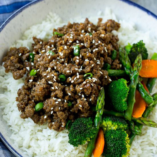 Korean Beef Bowls