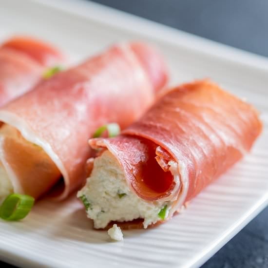 Prosciutto and Ricotta Rolls