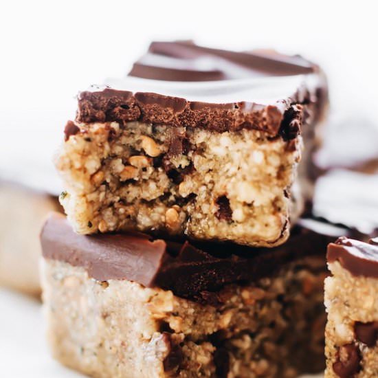 Vegan Cookie Dough Protein Bars