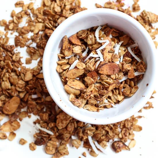 Gluten-Free Maple Almond Granola