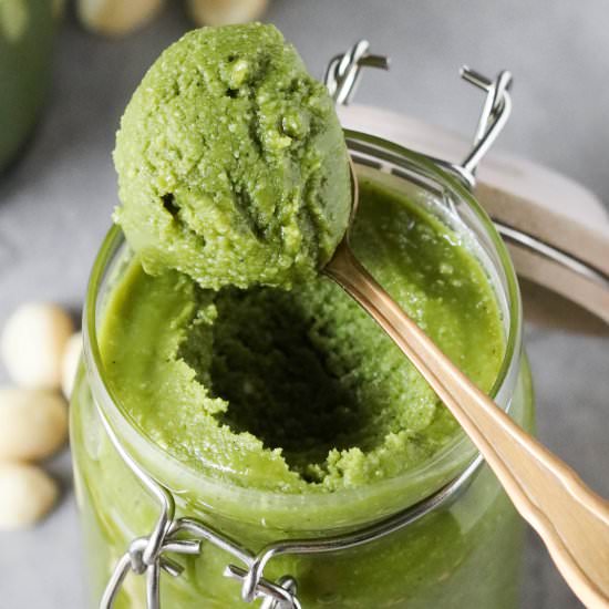Easy Matcha Nut Butter